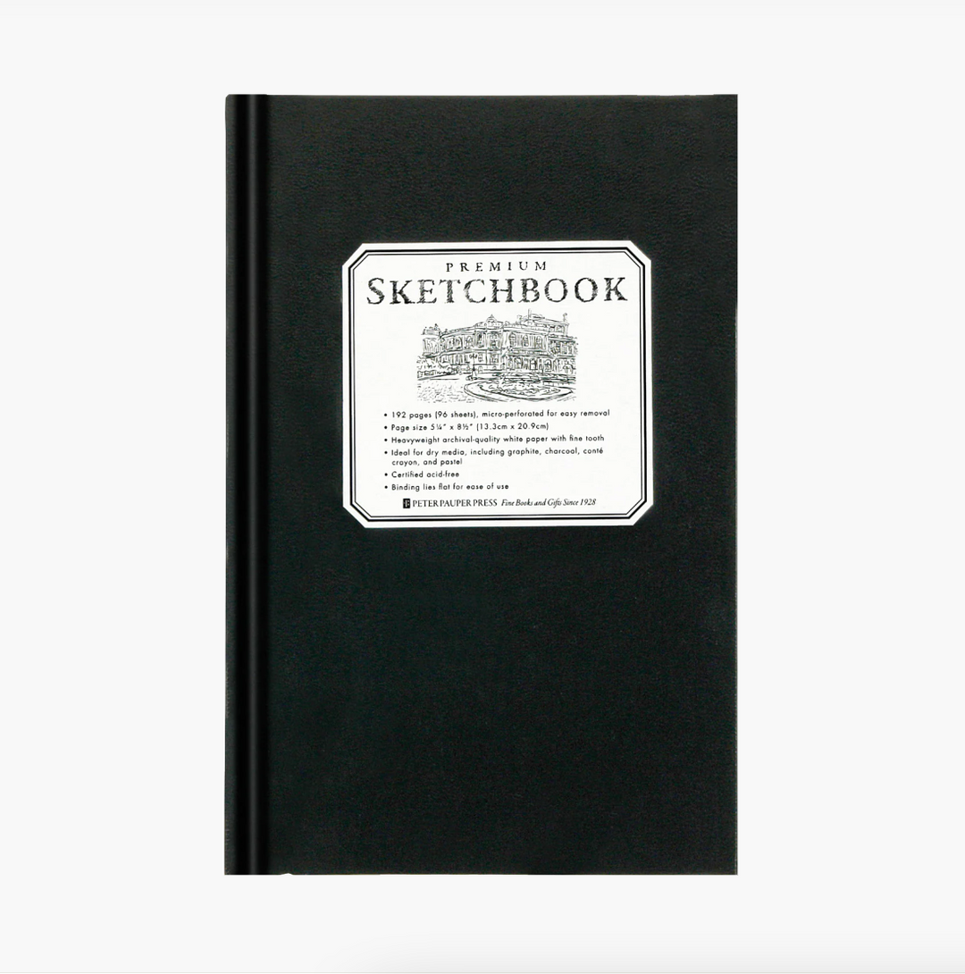 Small Black Premium Sketchbook