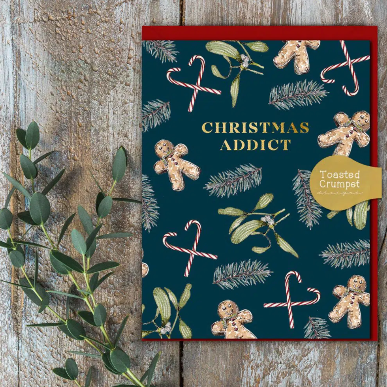 Christmas Addict Mini Card