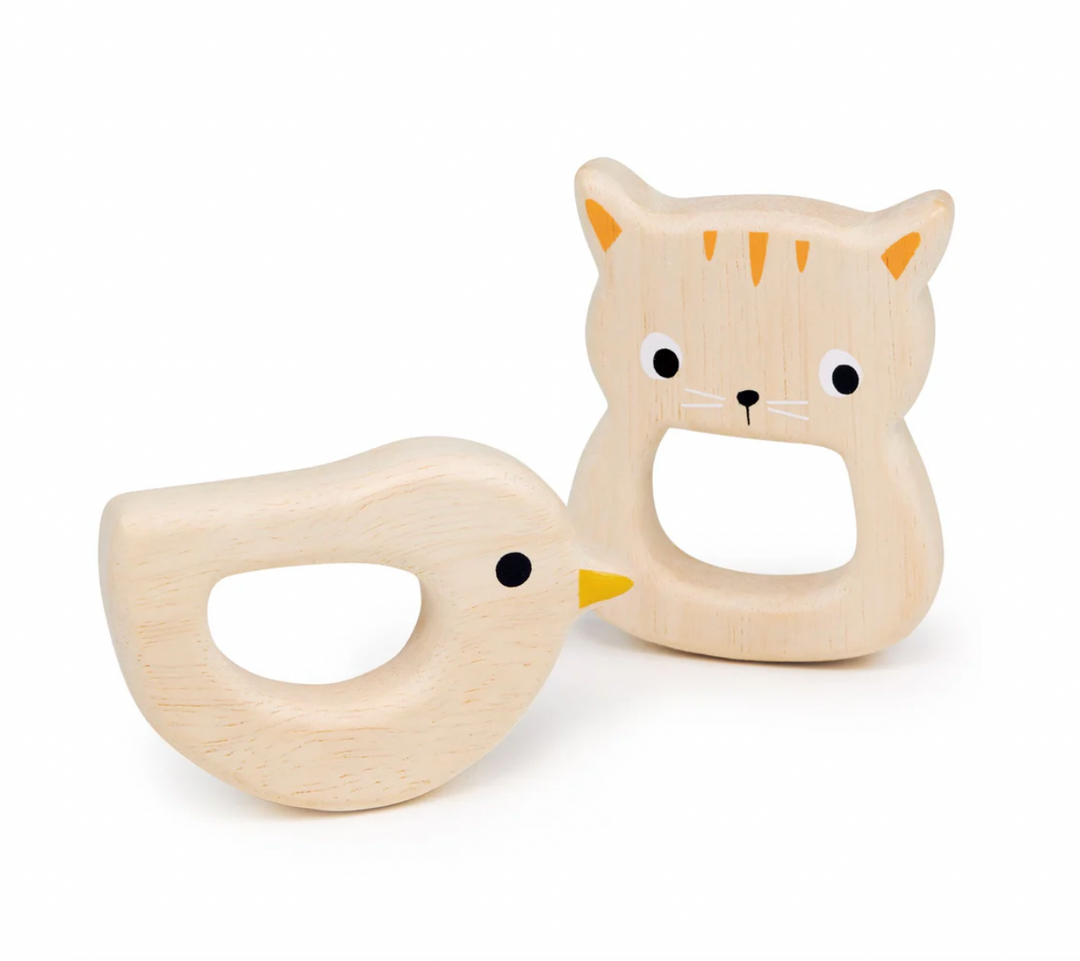 Bird and Kitten Teether