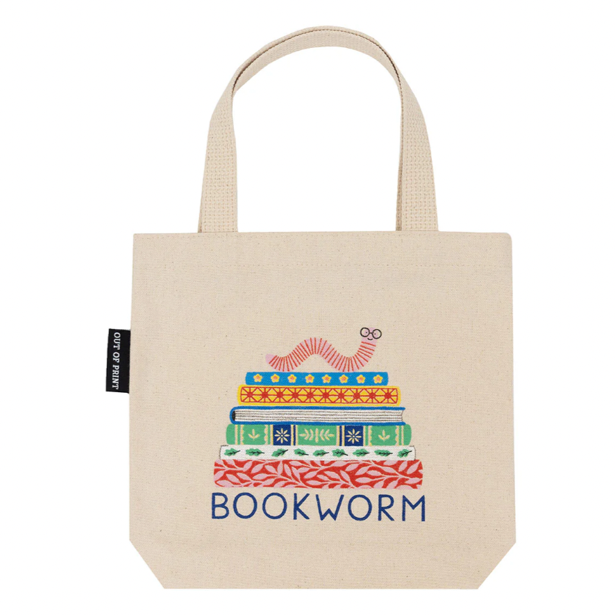 Bookworm Mini Tote Bag
