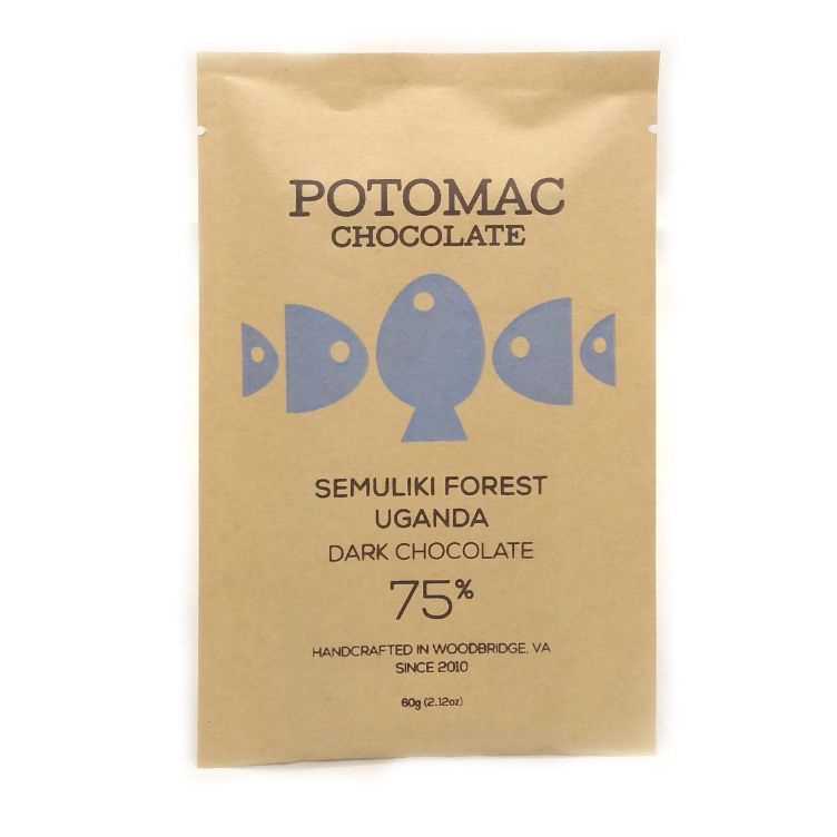 Semuliki Forest, Uganda 75% Dark Chocolate Bar
