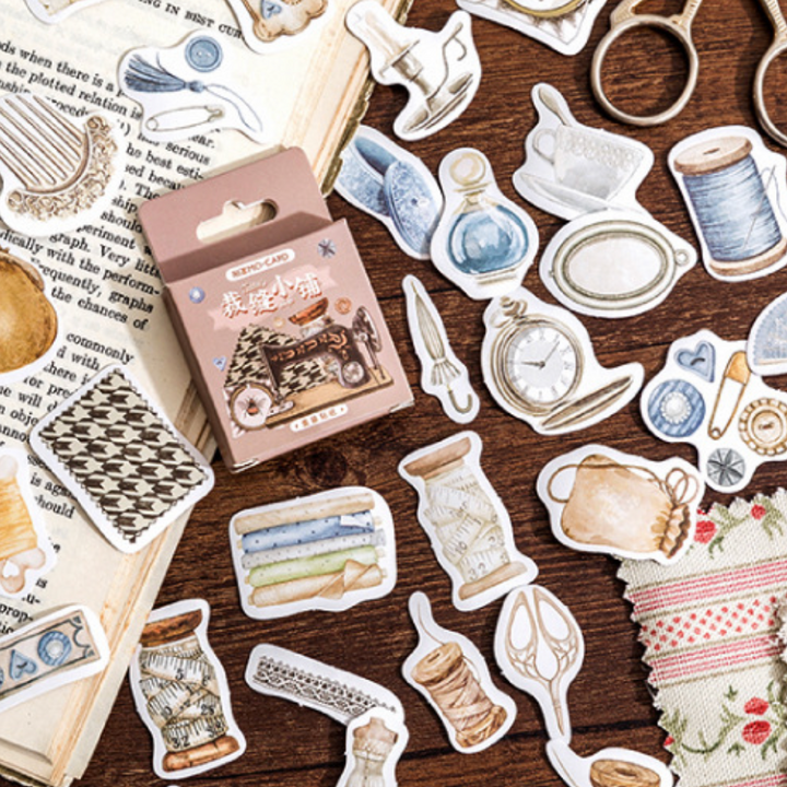 Tailor's Shop Stickers (Pack of 45)