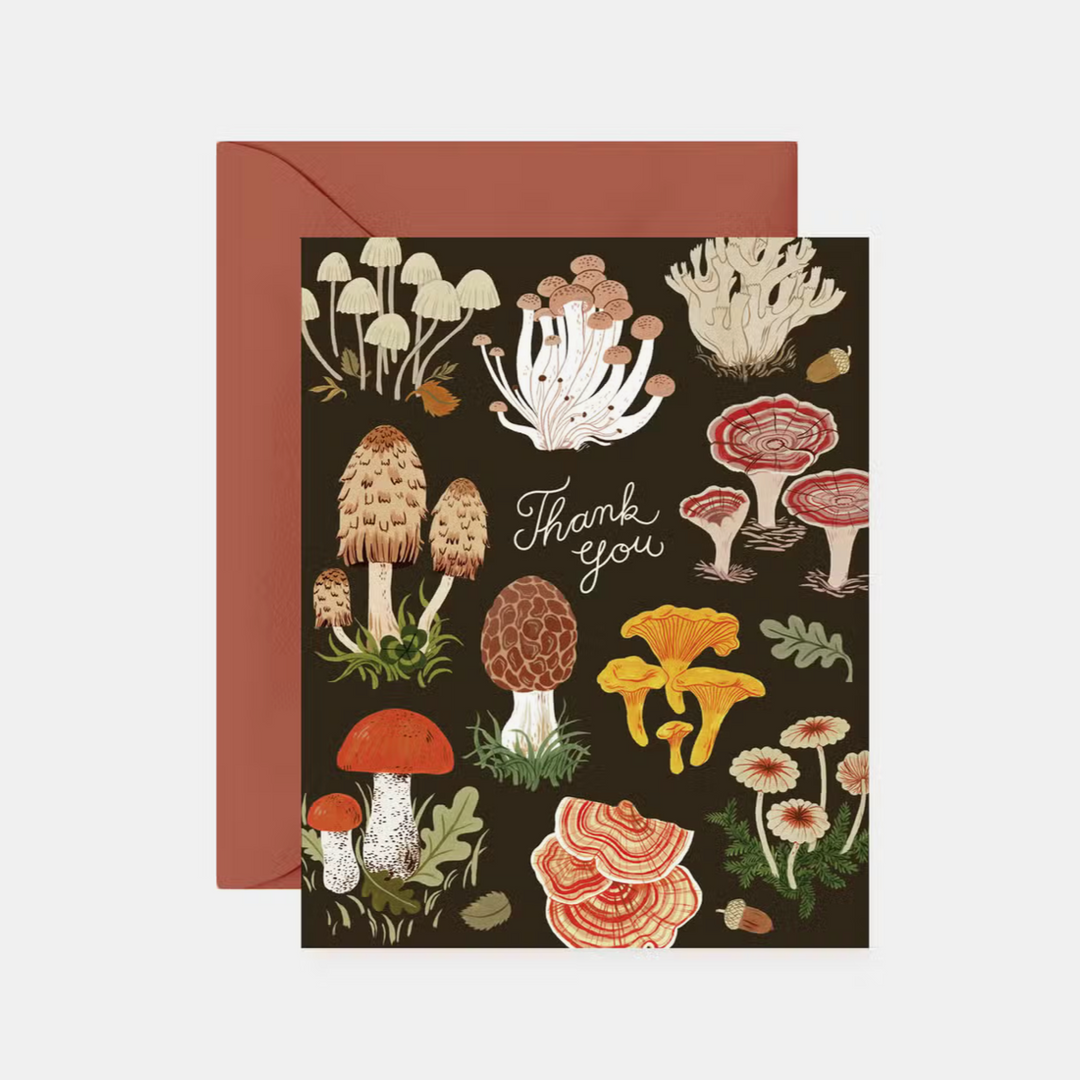 Mushrooms Thank You Card