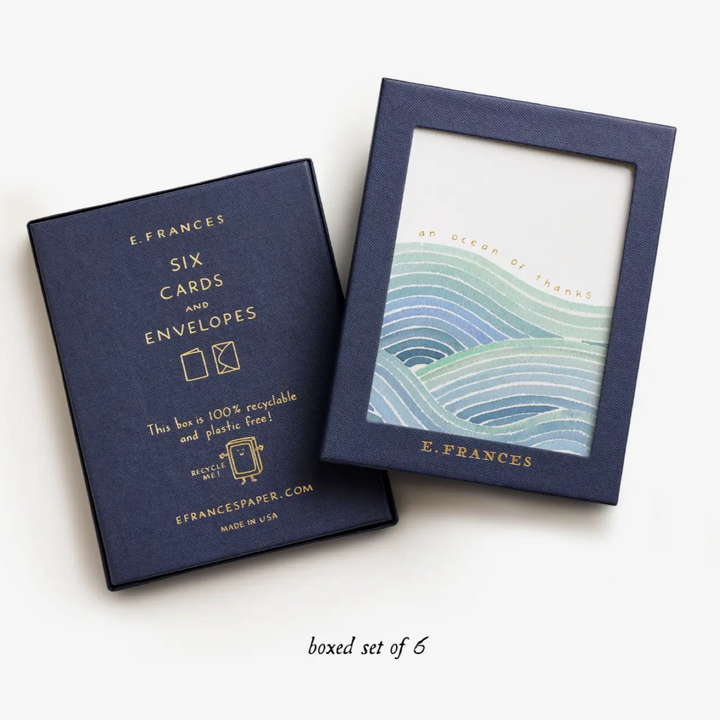 Ocean of Thanks Card (Set of 6)