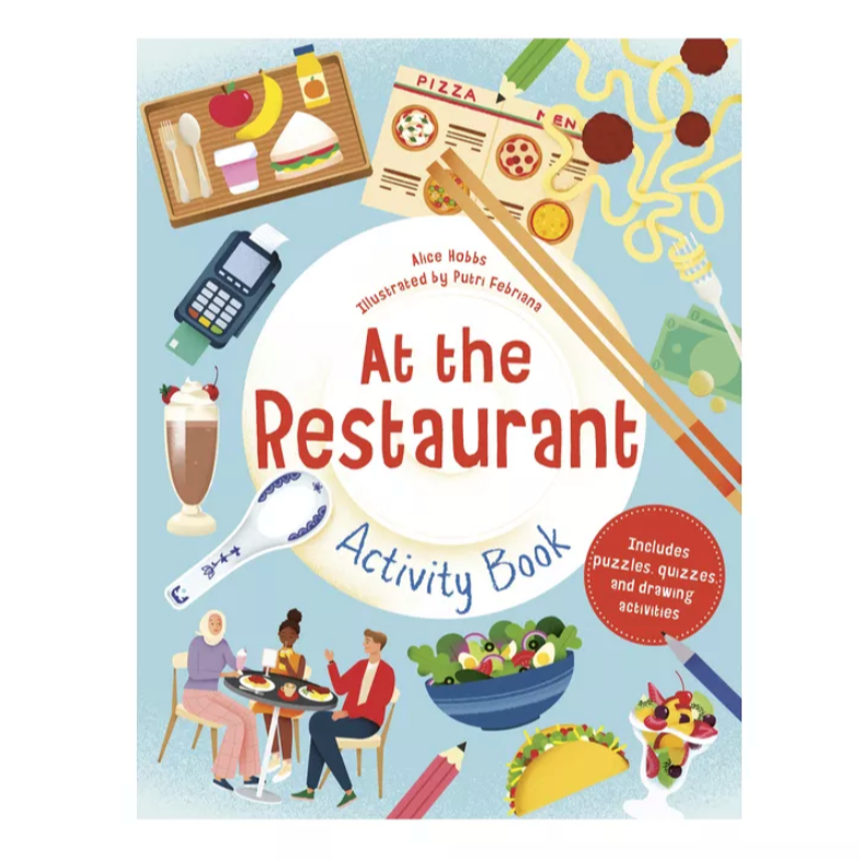 At the Restaurant Activity Book