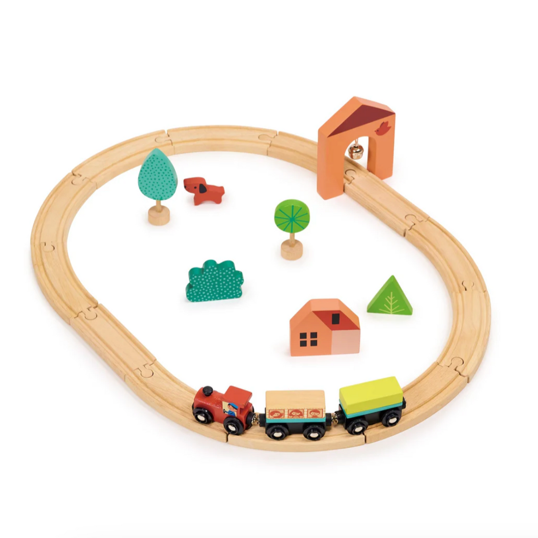 My First Wooden Train Set
