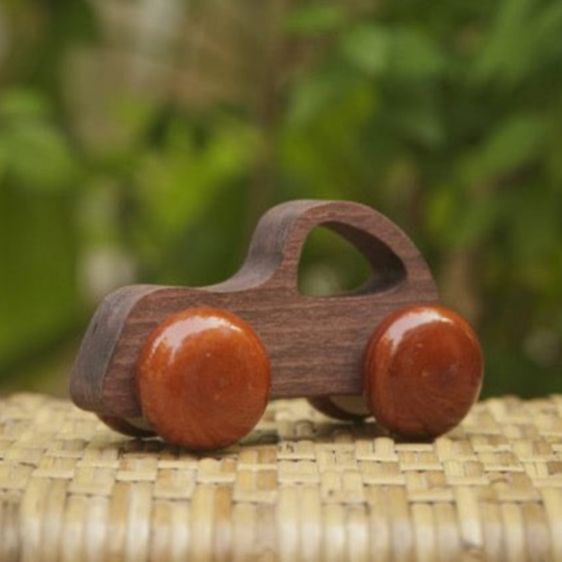 Wooden Vintage Car
