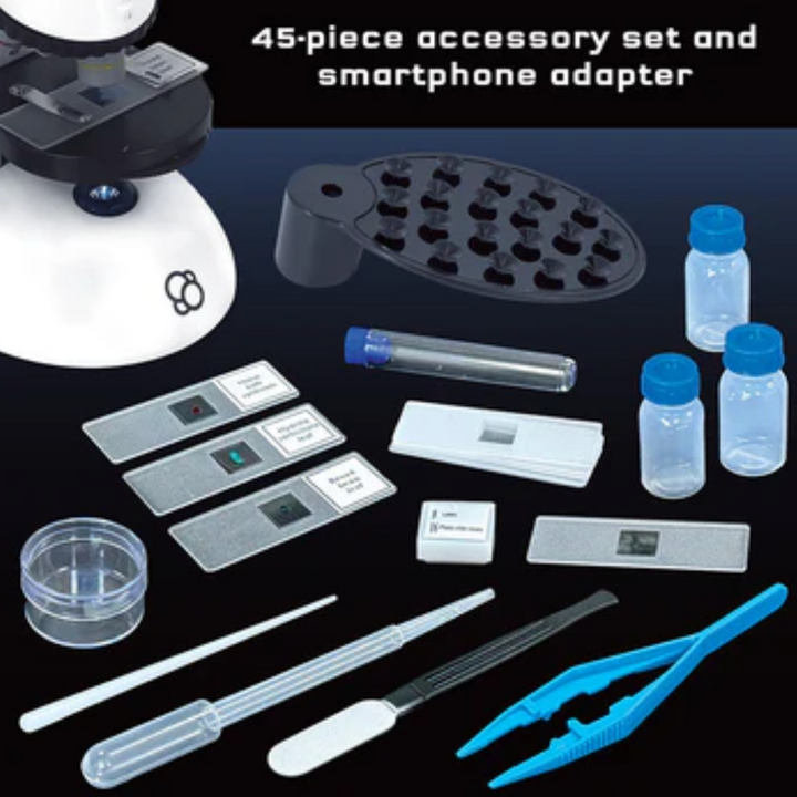 The Thames & Kosmos Microscope with Smartphone Adapter