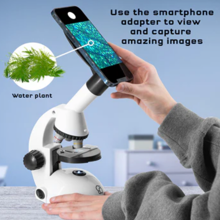 The Thames & Kosmos Microscope with Smartphone Adapter