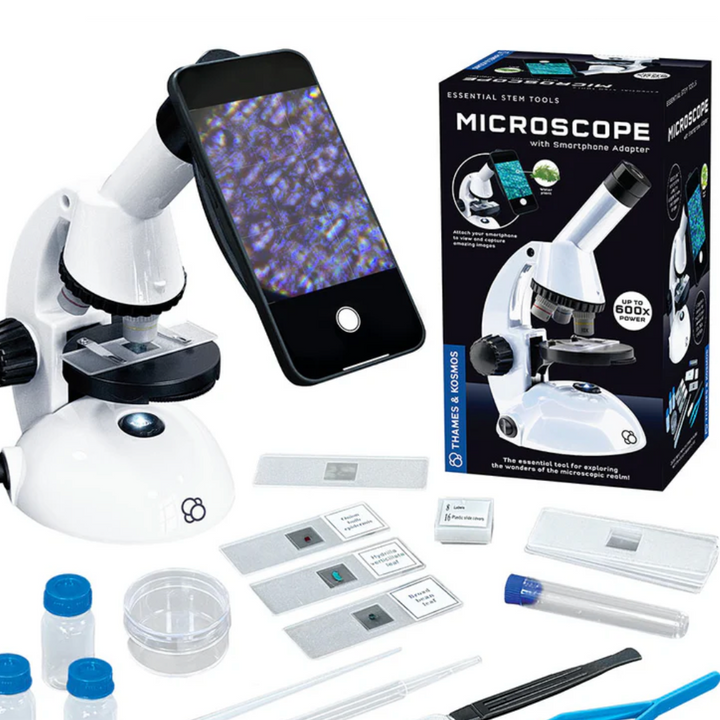 The Thames & Kosmos Microscope with Smartphone Adapter
