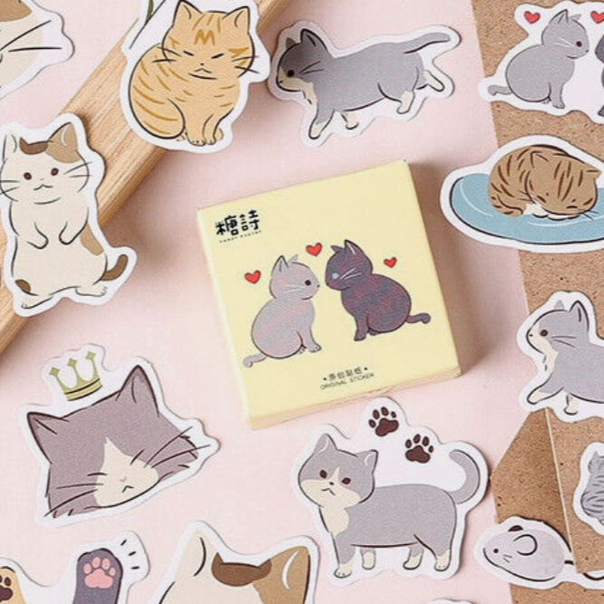 Kitty Love Stickers (Pack of 45)