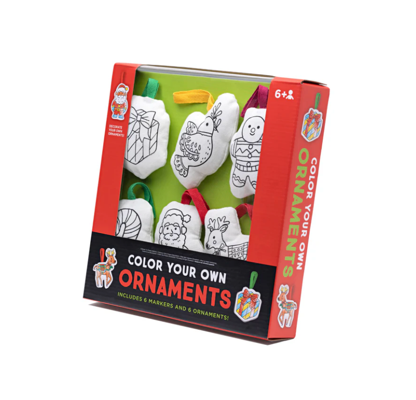 Color Your Own Christmas Ornaments