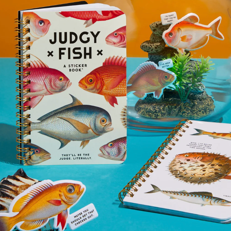 Judgy Fish Sticker Book