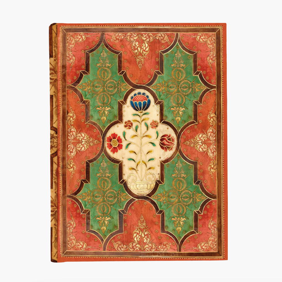 Floral Parchment Journal - Mid Size