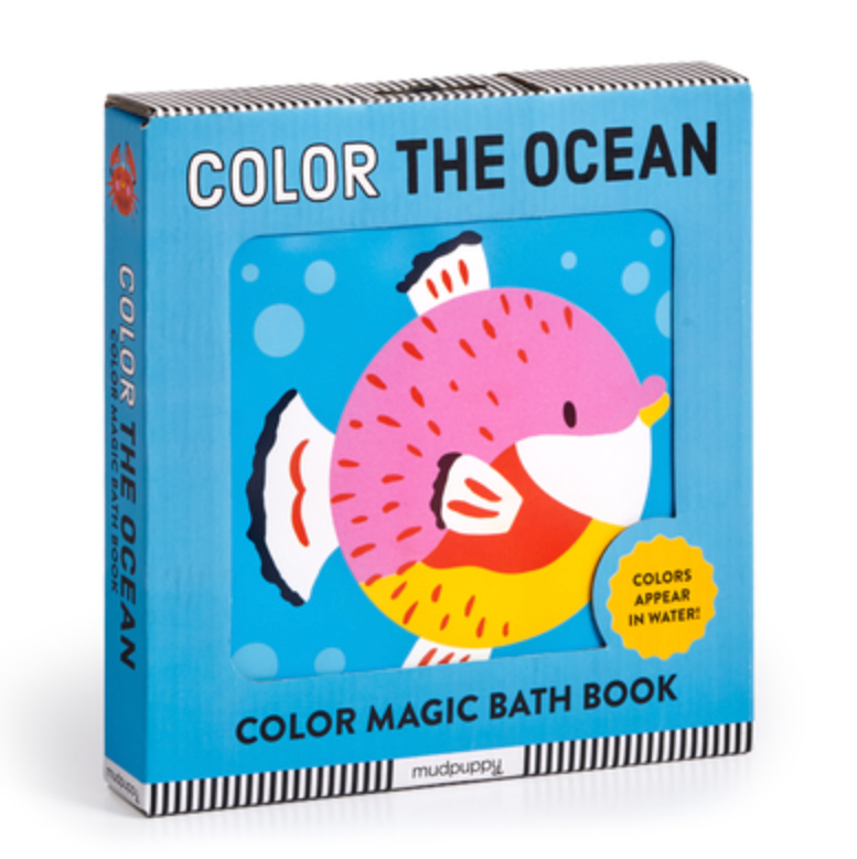 Color the Ocean Color Magic Bath Book