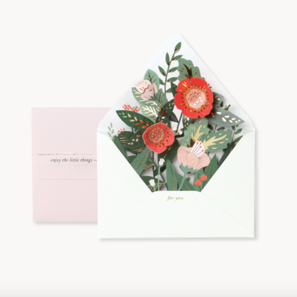 Floral Envelope Card