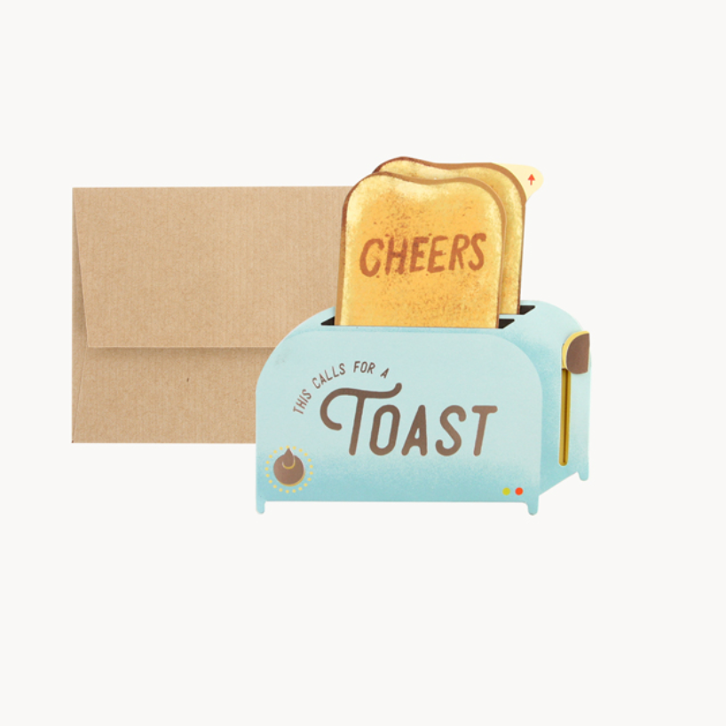Toaster Congratulations Card