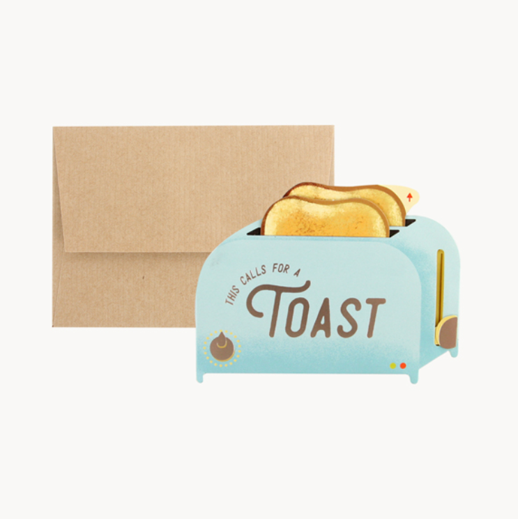 Toaster Congratulations Card