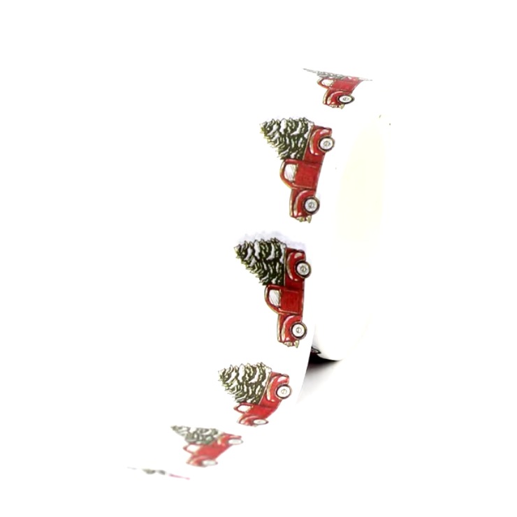 Christmas Red Truck Washi Tape