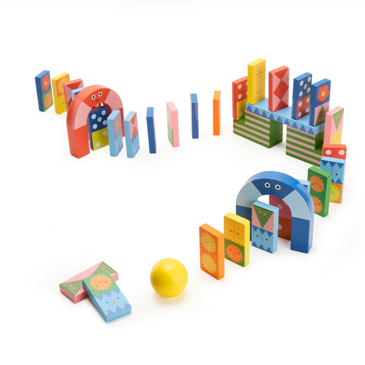 Topple Twist Dominoes