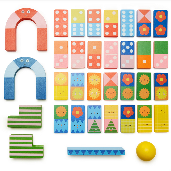 Topple Twist Dominoes