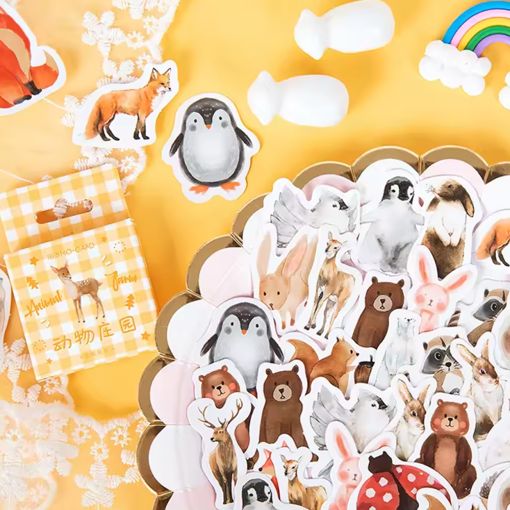 Farm Animal Stickers (Pack of 45)