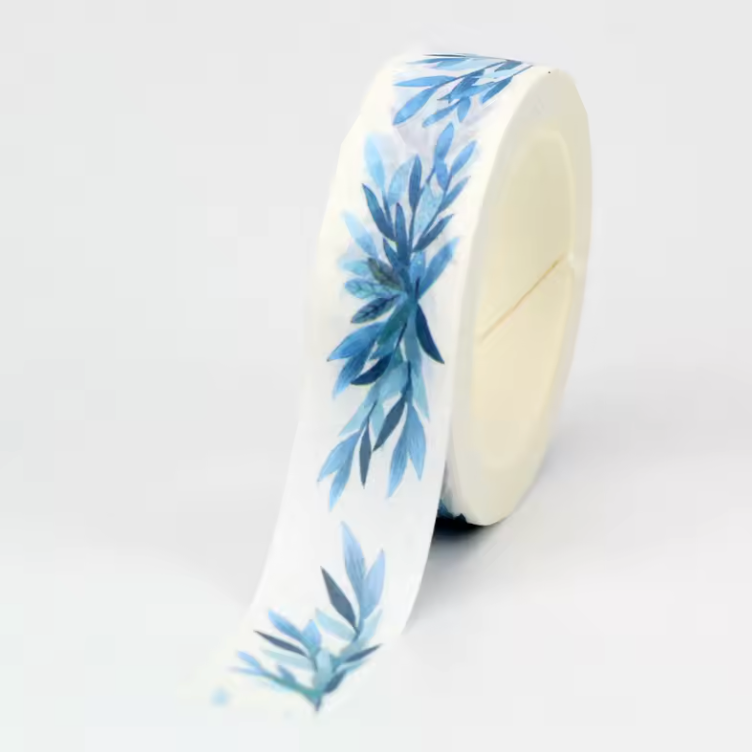 Blue Spring Leaves Washi Tape