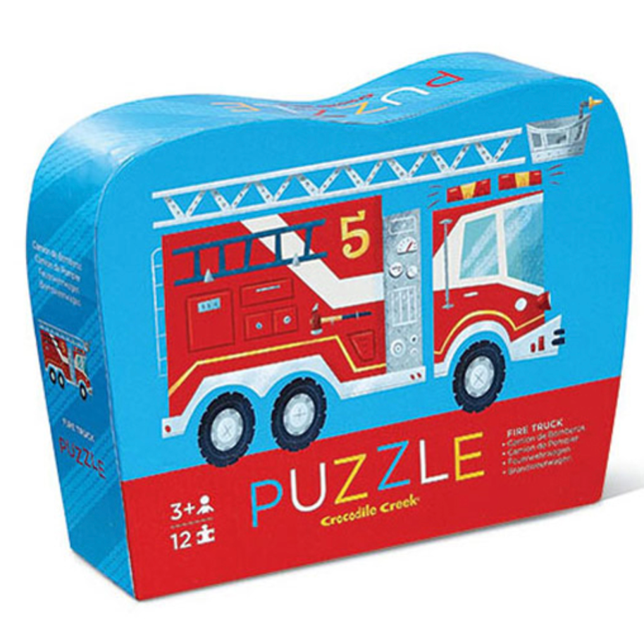 12-Piece Mini Puzzle - Fire Truck