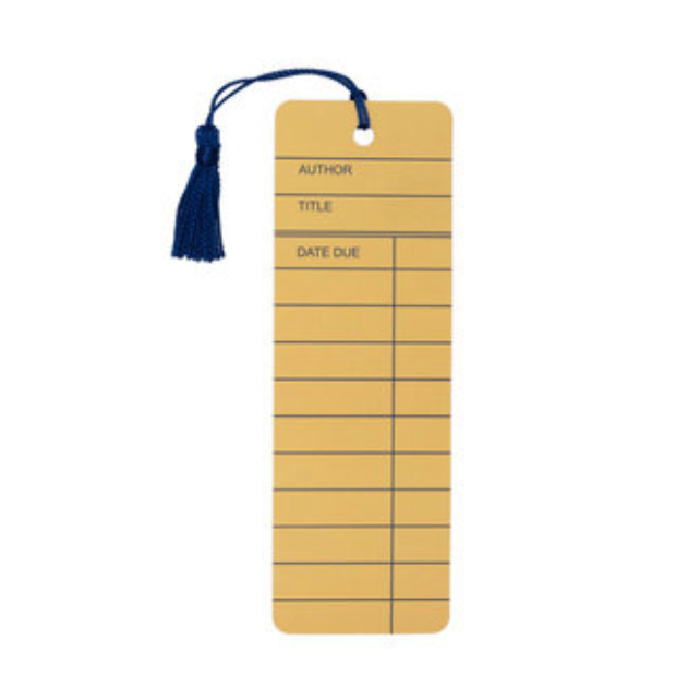 Library Card Bookmark