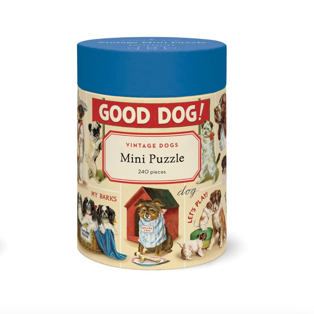 Vintage Dogs 240 Piece Mini Puzzle