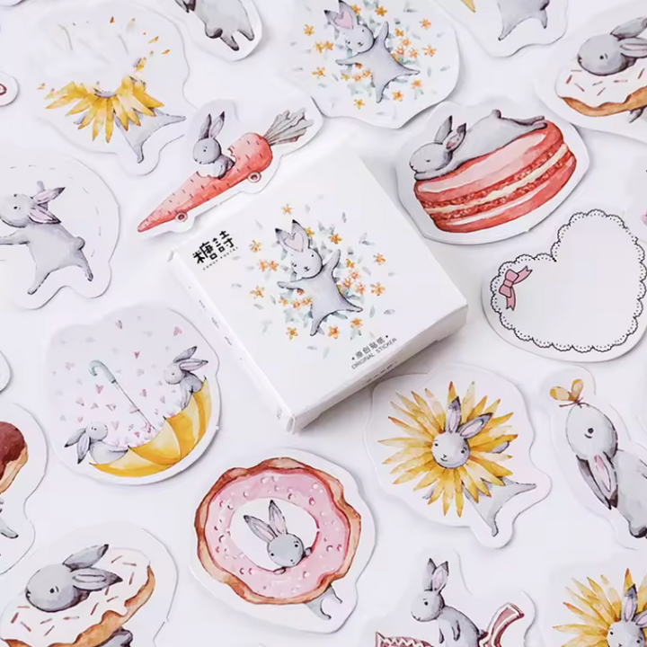 Bunny Stickers (Pack of 45)