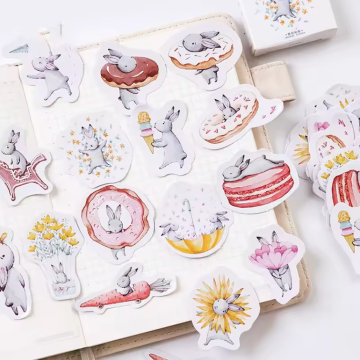 Bunny Stickers (Pack of 45)