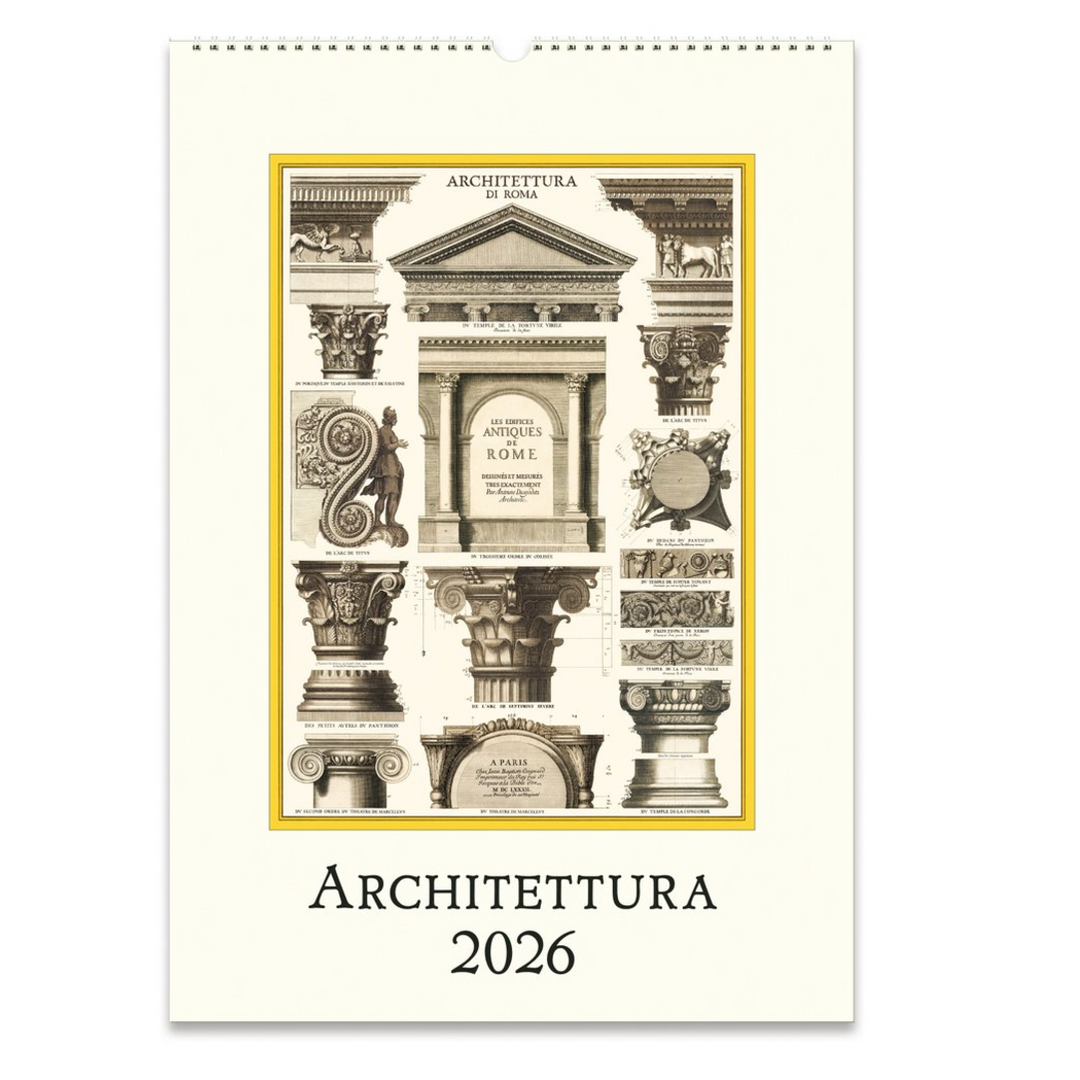 Wall Calendar - Architettura (2026)