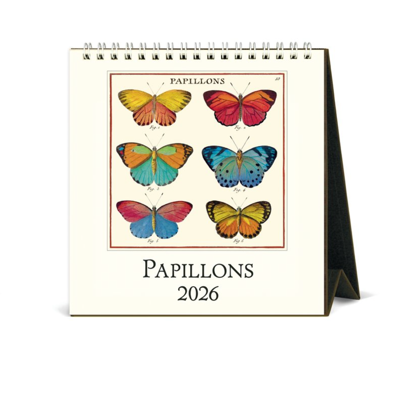 Desk Calendar - Papillons (2026)
