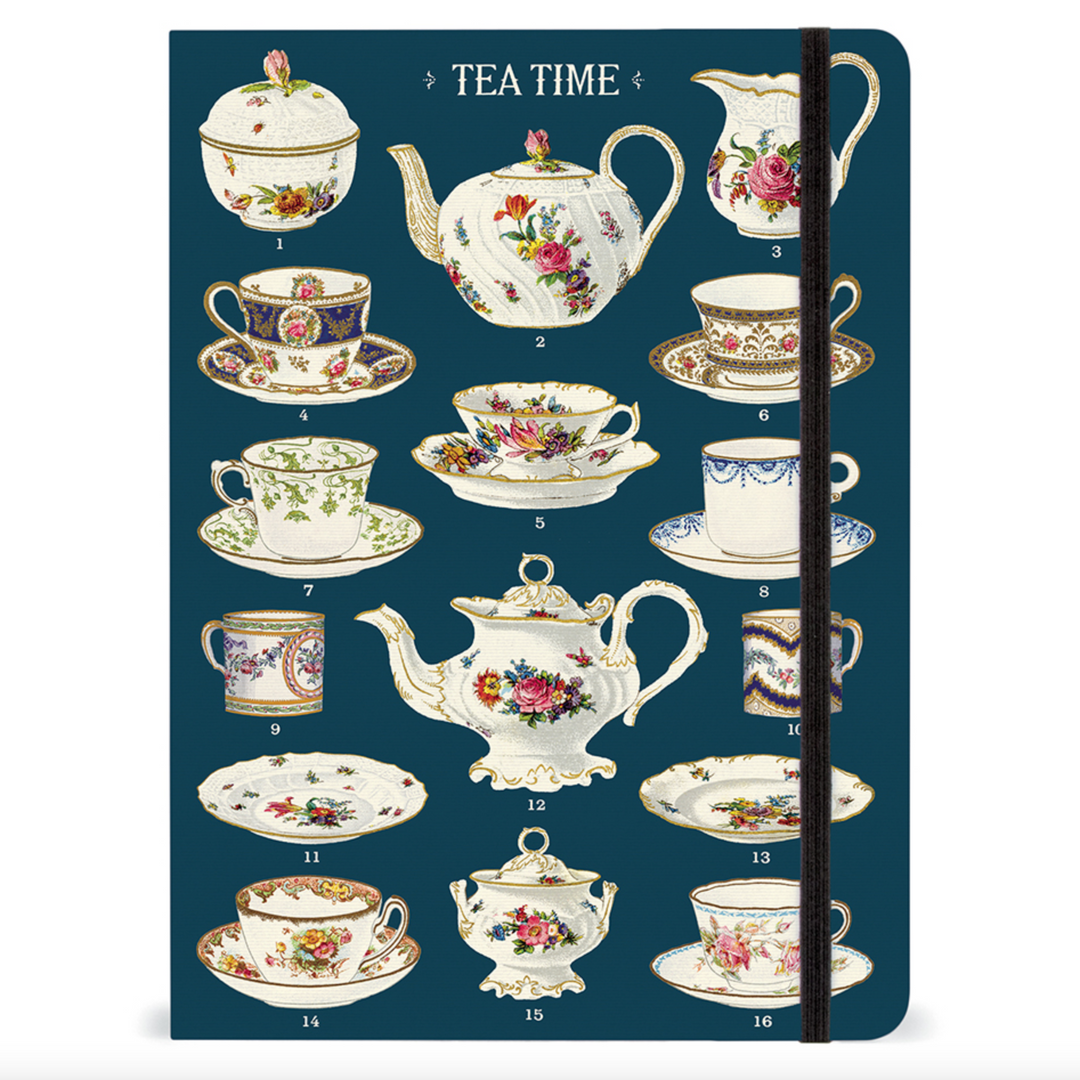 Tea Time Large Notebook