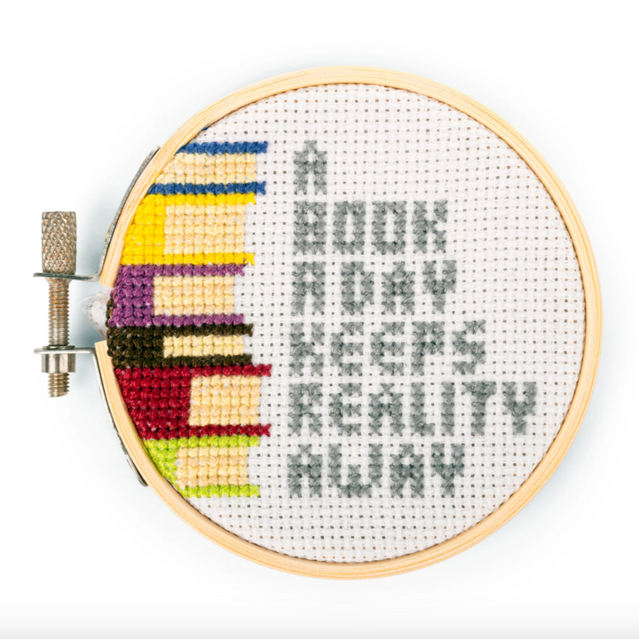 Books Mini Cross Stitch Embroidery Kit