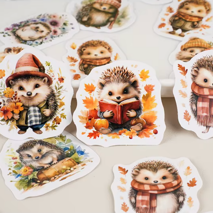 Hedgehog Stickers (Pack of 45)