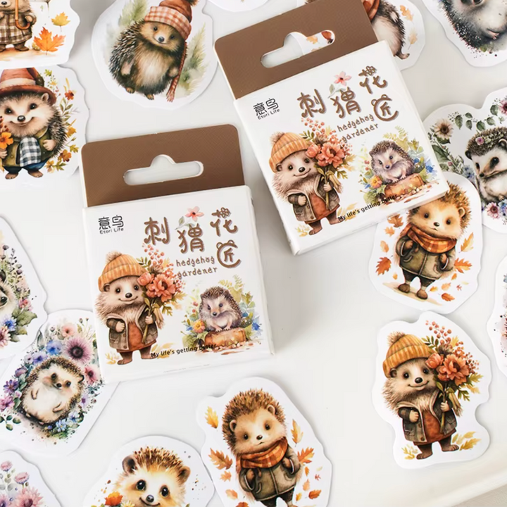 Hedgehog Stickers (Pack of 45)