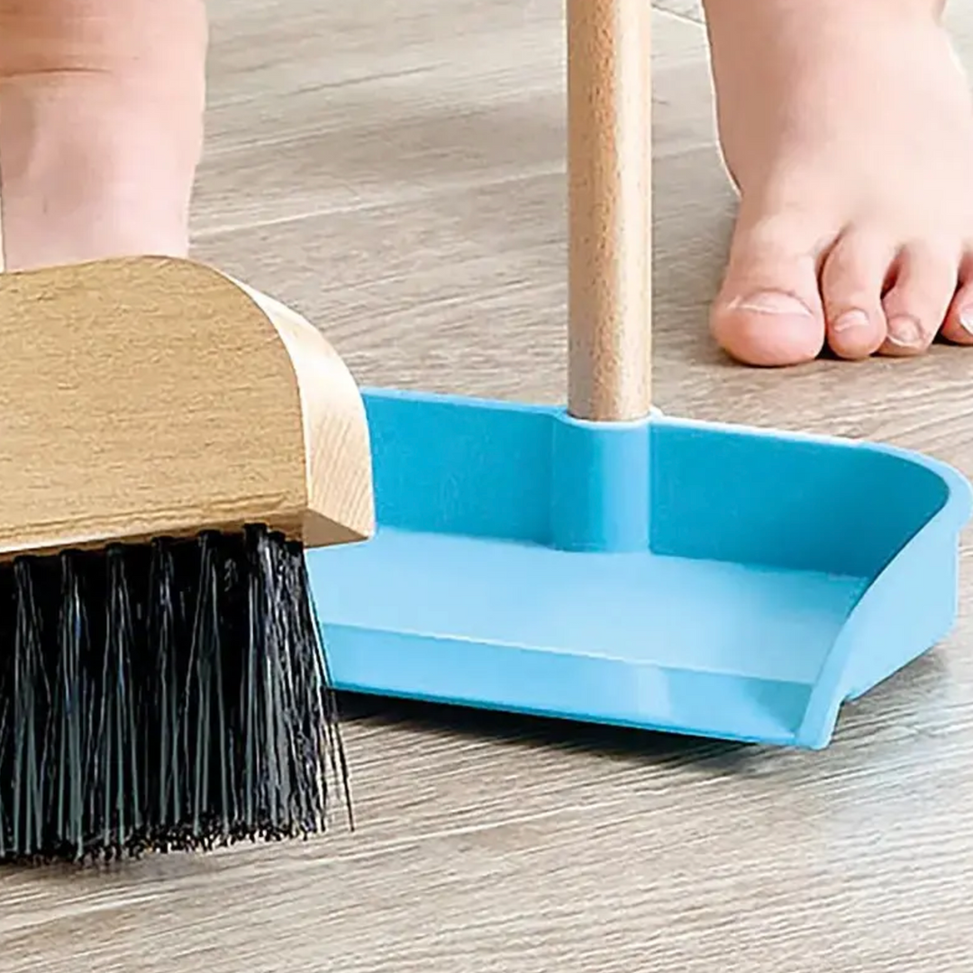 Wooden Clean Up Broom Set