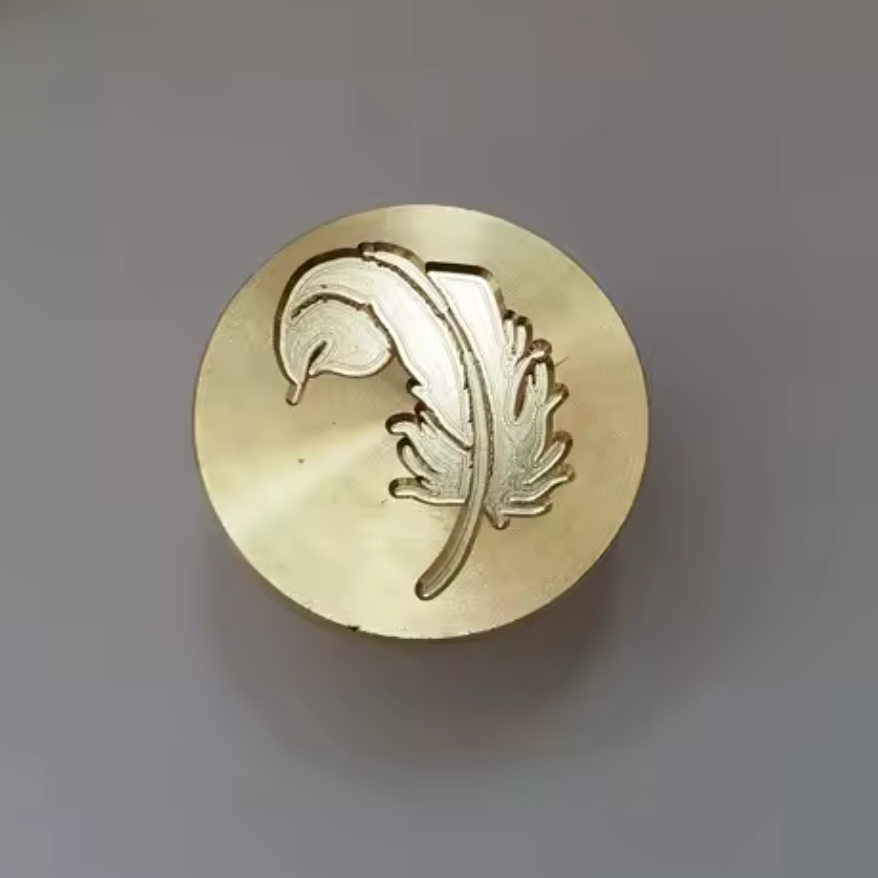 Wax Seal Stamp - Feather