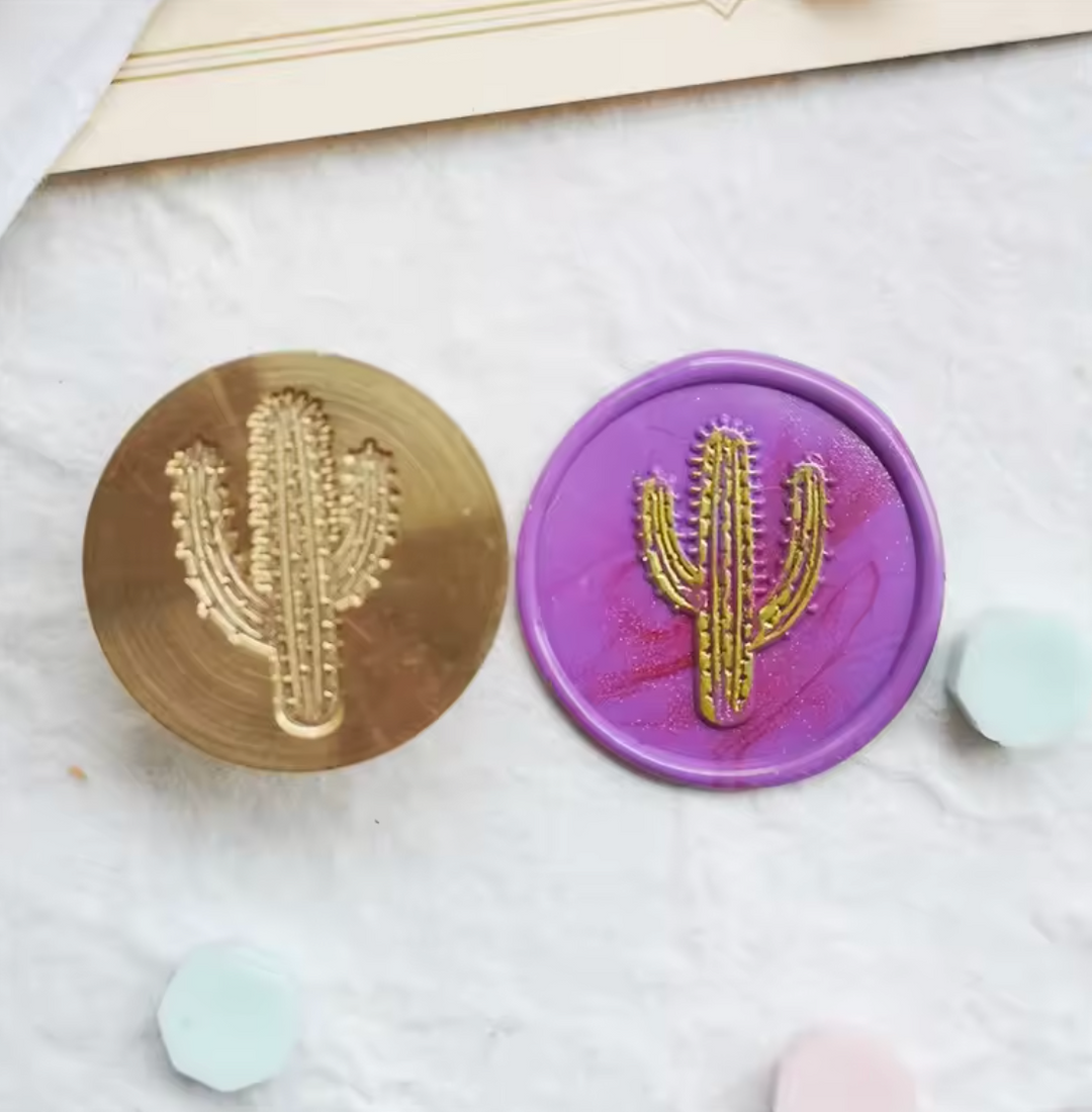 Wax Seal Stamp - Cactus
