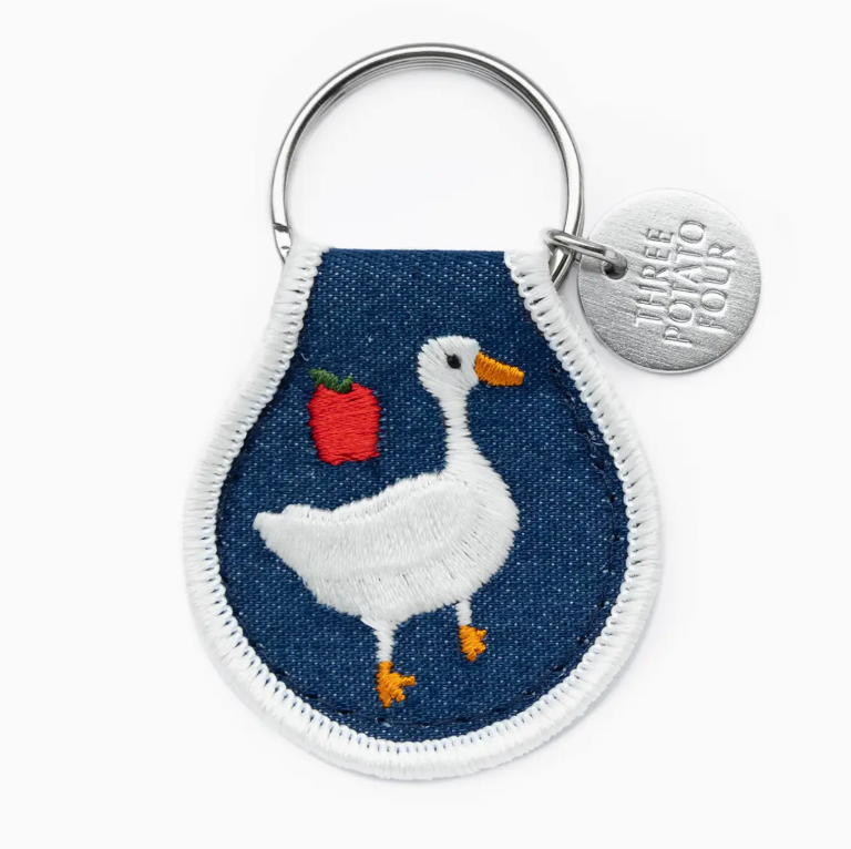 Patch Keychain - Cottage Goose