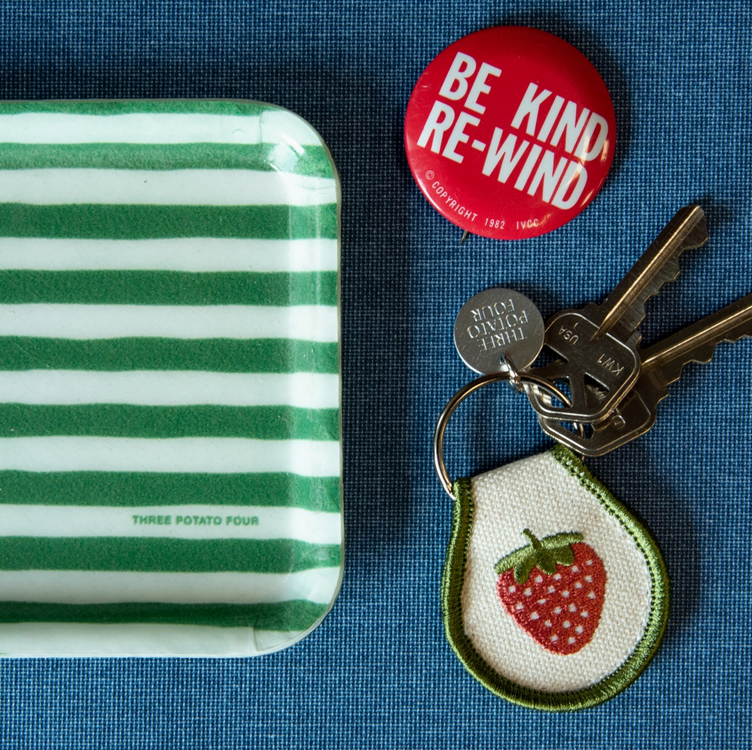 Patch Keychain - Strawberry