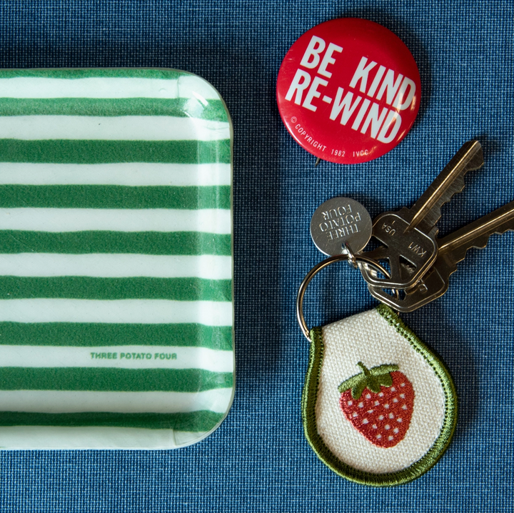 Patch Keychain - Strawberry