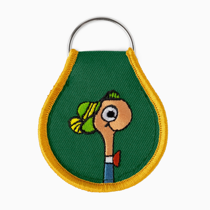 Patch Keychain - Richard Scarry Lowly Worm