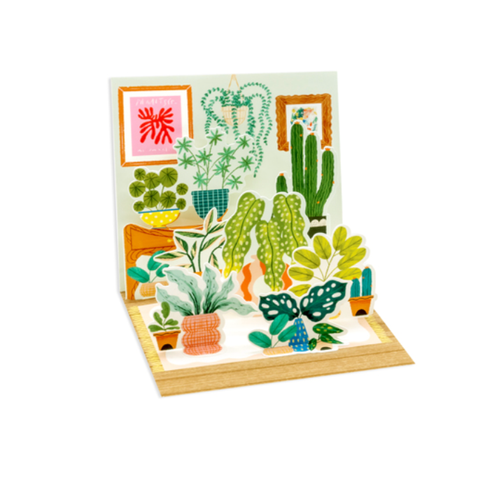 Plants Trinkets Pop-up Card