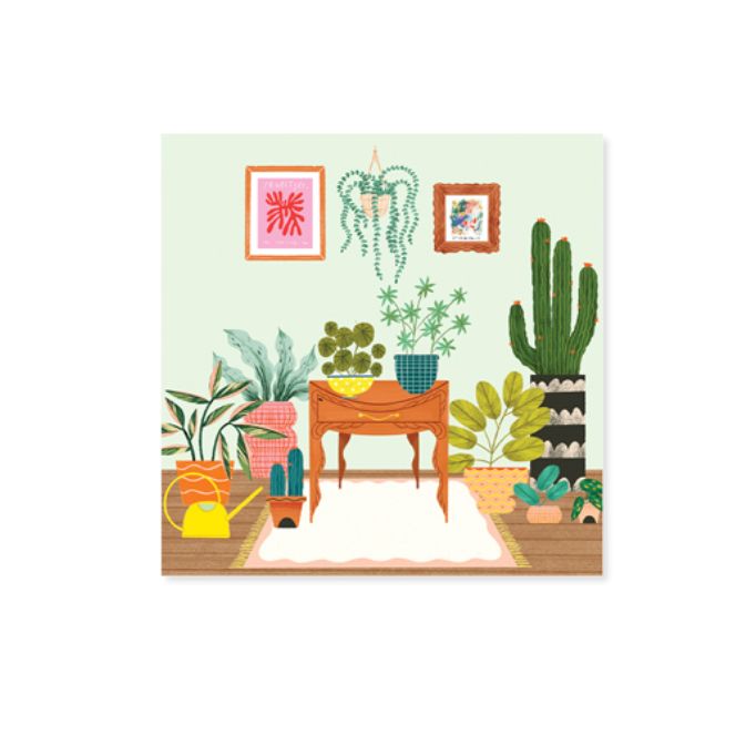 Plants Trinkets Pop-up Card