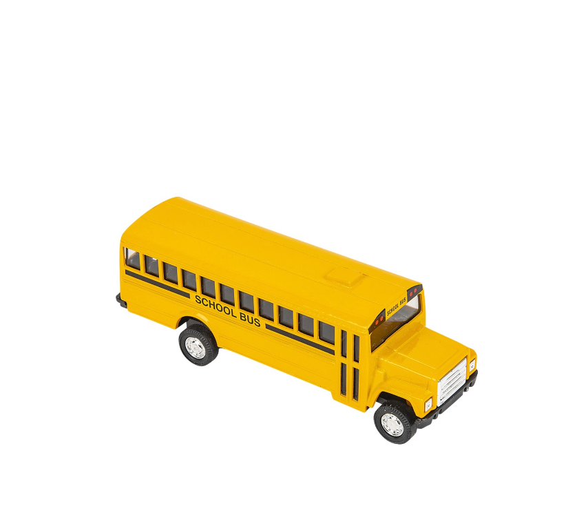 Die-Cast Pull Back School Bus