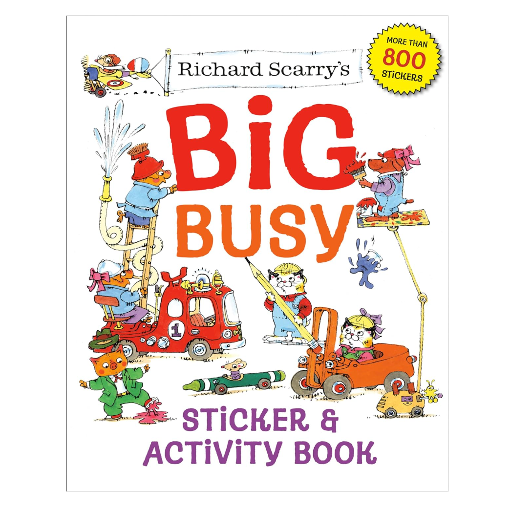 Richard Scarry's Big Busy Sticker & Activity Book