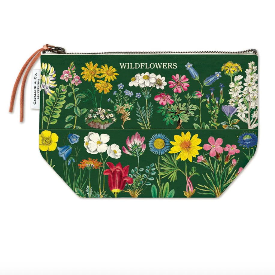 Wildflowers II Vintage Pouch
